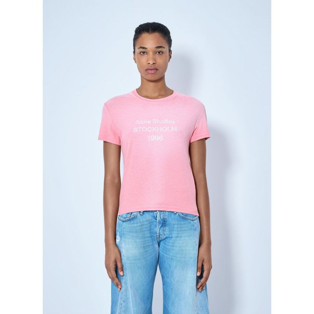 Acne Studios Women 1996 Fitted Logo T-Shirt